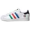 Superstar 'Colorful Trefoil - Cloud White' (Unisex) Cloud White / Green / Core Black Skate Shoes FU9521