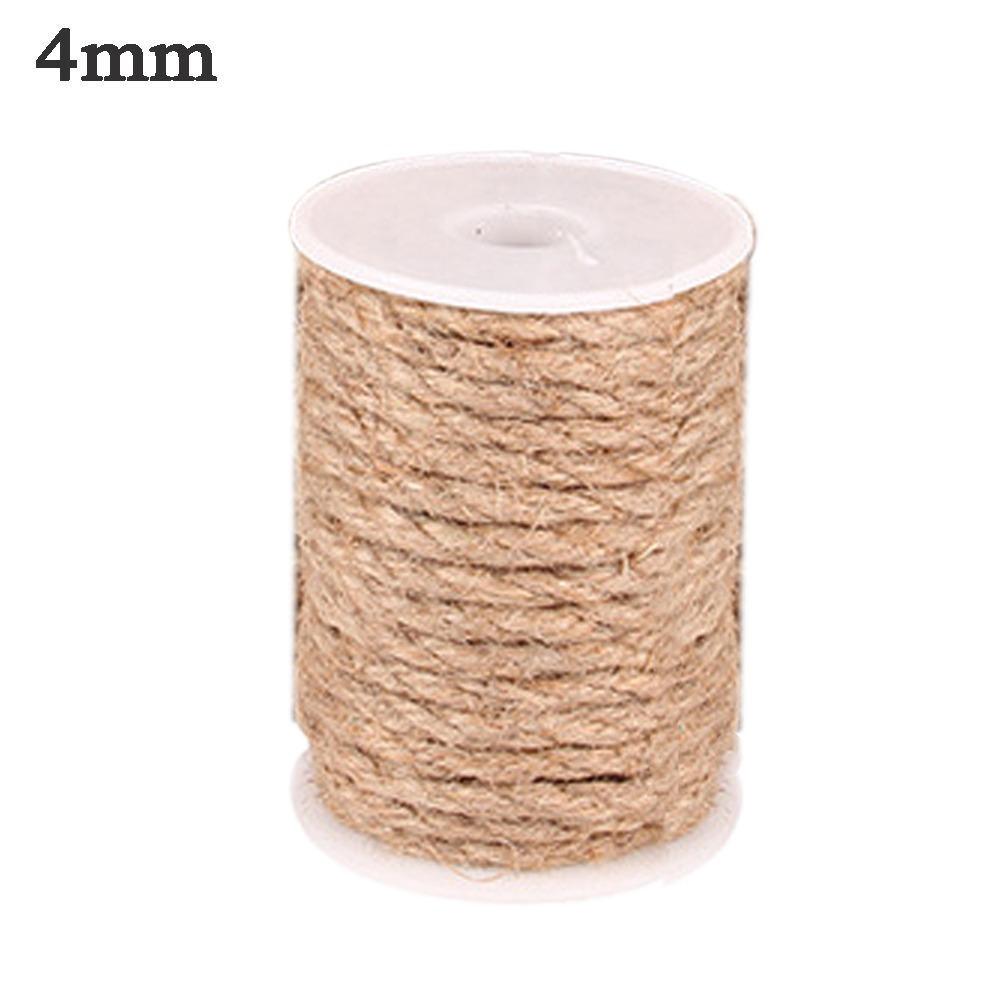 Bag Gardening Burlap Wedding Twine Thick Ribbon Party Decor DIY for Craft Cord String Jute Rope