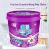 Household Laundry Powder Bucket: Long-Lasting Fragrance & Stain Remover Value Pack