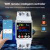 Интеллектуальный автоматический выключатель Tuya WiFi для однофазного электросчетчика, монтаж на DIN-рейку, устройство повторного включения, автоматическая защита от повторного включения.