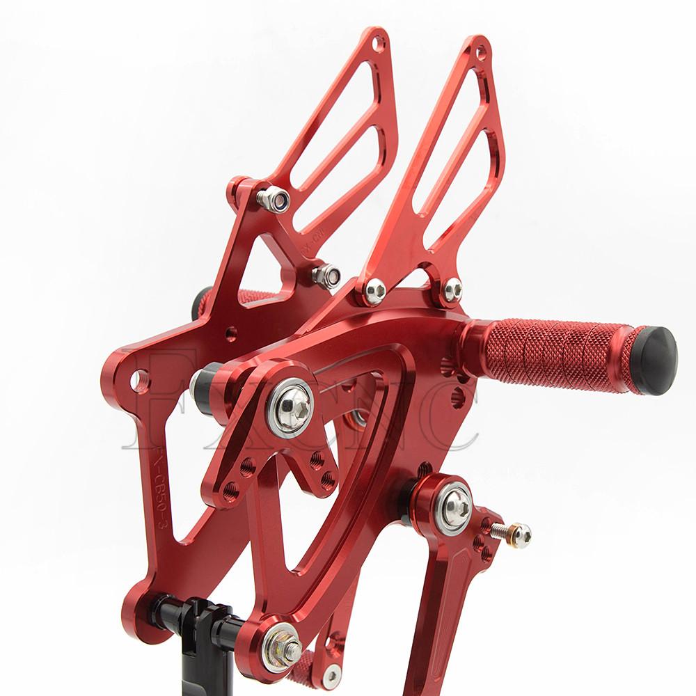 CBR500R 2013-2023 Motorcycle CNC Aluminum Rearset Footpeg Footrest Rear Set For Honda CBR400R CB500F CB400F CBR CB 400 500 R F
