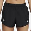 Nike Solid Color Logo Elastic Waist Straight-Leg Shorts Women Bottoms Black DD5935-010