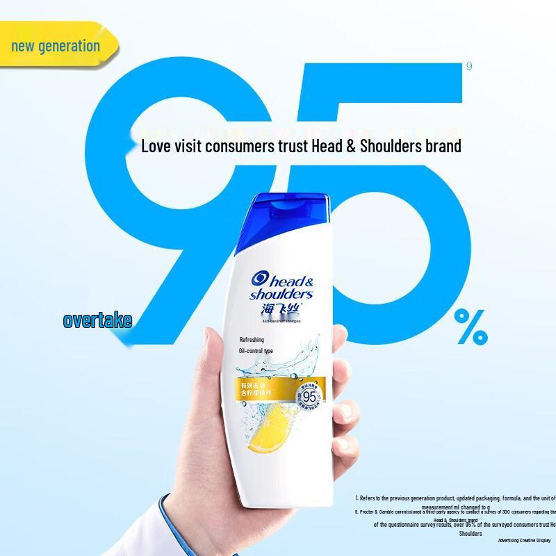 Освежающий шампунь против перхоти Head & Shoulders с контролем жирности кожи