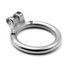 FRRK 7.5cm Man Chastity Cage  Lock Penis in Cage with Keyholder  Male Chastity Device 304 Stainless Steel Chastity Cage for Men