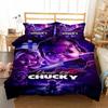 3D Horror Movie Chucky Printed Bed Set Duvet Cover Pillowcase Bedding Set Bed Linen Sheet Quilt Cover Full Queen King Size