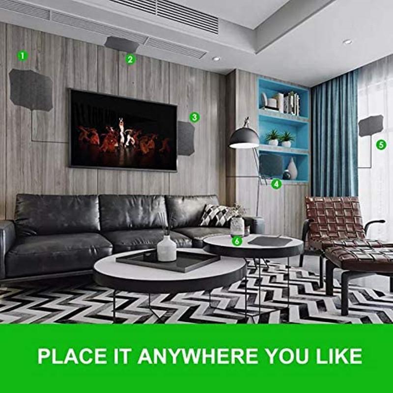 Антенна HDTV 4K 1080P с усилителем сигнала, мини-цифровая ТВ-антенна, улучшенный прием, для использования в помещении