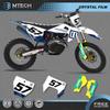 DSMTECH DSMTECH Motorcross Graphics Background Decals Sticker Kits for Husqvarna TE FE 2020- 2023 TC FC 2019-2022 005