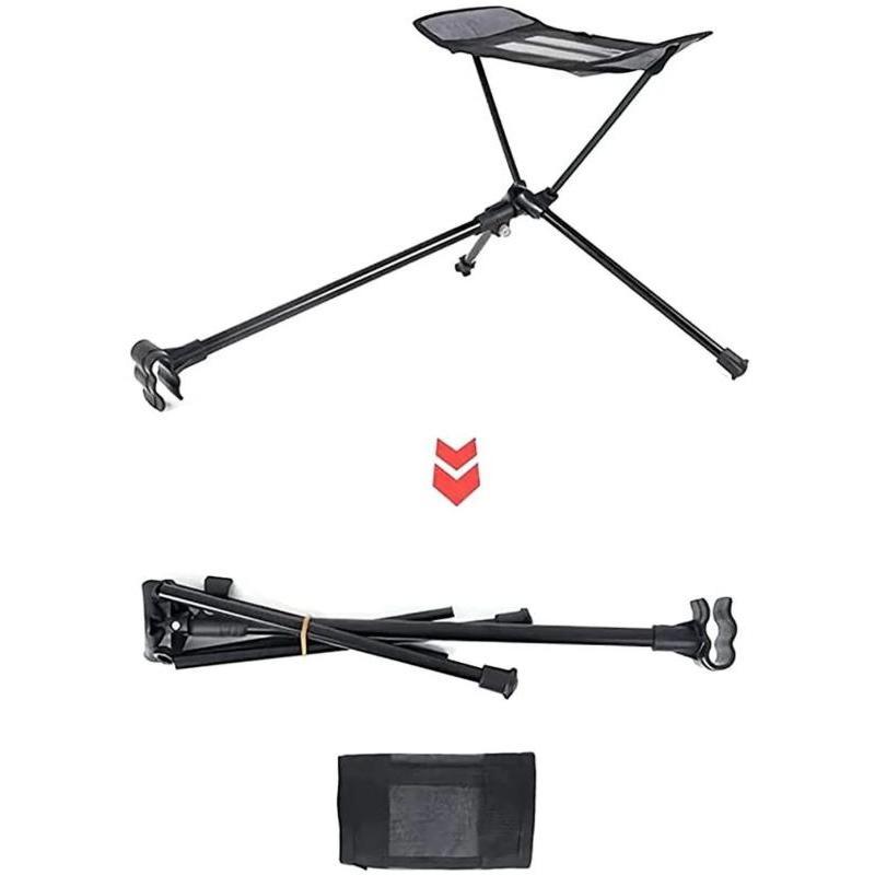 Portable Folding Retractable Footrest Leg Rest Camping Chair Kit For Reclining Swing Moon Beach Wholesale