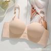 Женское нижнее белье для маленькой груди, собирающее и показывающее большую грудь, бесшовный бюстгальтер-получашка, без бретелей, нескользящий, летний бюстгальтер с красивой спинкой