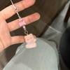 Милый Сладкий Бархатистый 3D Смоляной Медведь Брелок Креативный Подвеска Шарм для Телефона для Студентов Детей Декор Школьной Сумки