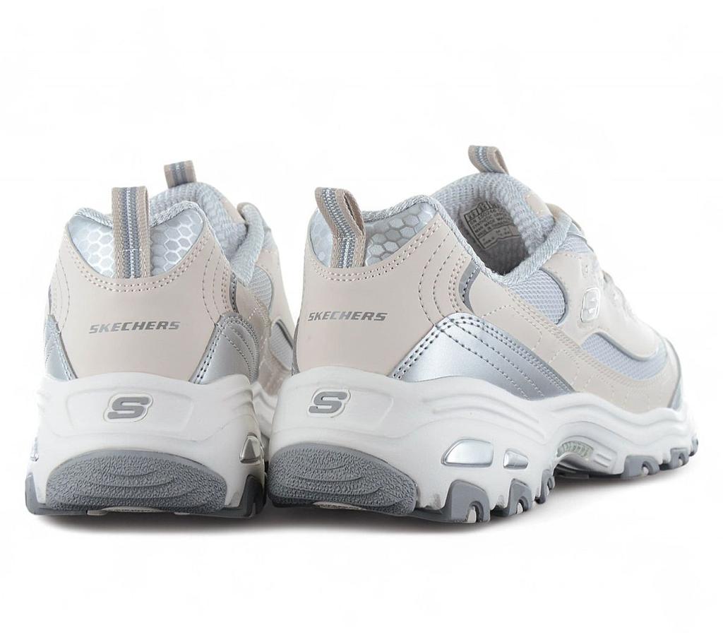 Skechers D Lites - Chromatic - Женские кроссовки Бежево-серебристые 150246-NTSL ОРИГИНАЛ