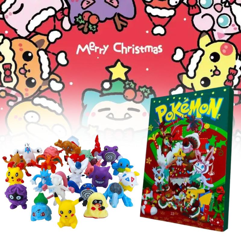 Рождественский праздничный адвент-календарь-сюрприз для детей, игрушка, мультяшный подарок