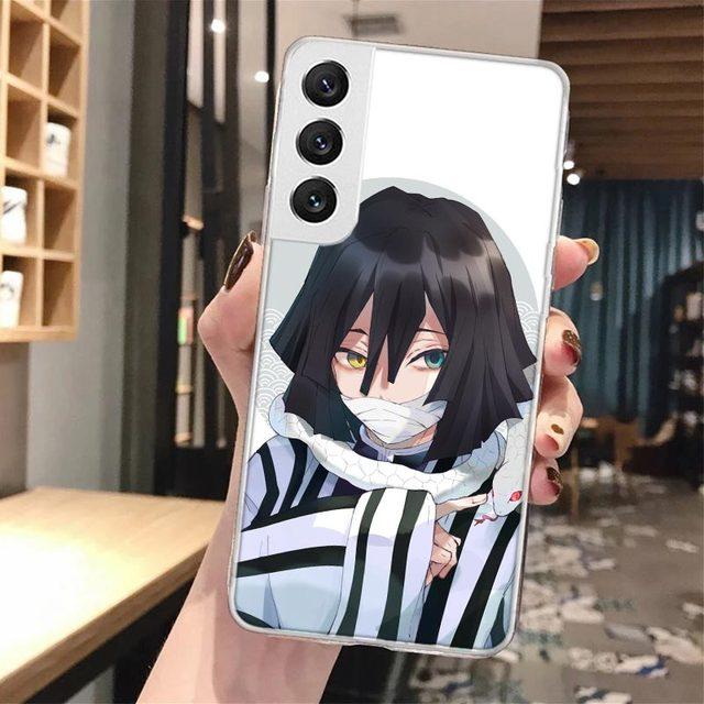 Мягкий чехол для телефона Demon Slayer Obanai Iguro для Samsung Galaxy S23 S22 Ultra S21 Plus S20 Fe S10 Lite S9 S8 + S10e S7 Edge Pattern
