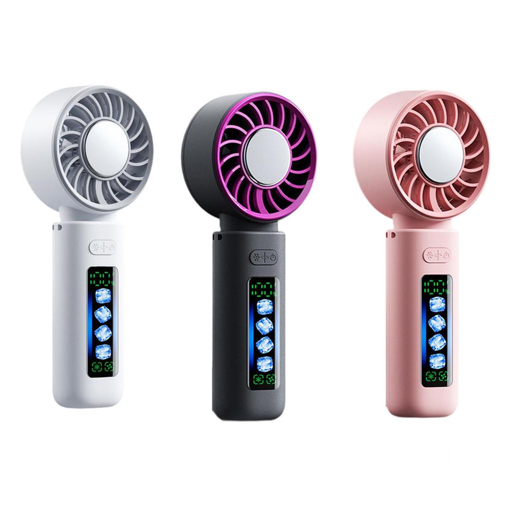 Handheld Fan Small Desk Fans 100 Speeds Adjustable Mini Hand Fans Personal Fans Cooling Fan for Travel Essential Summer Camping