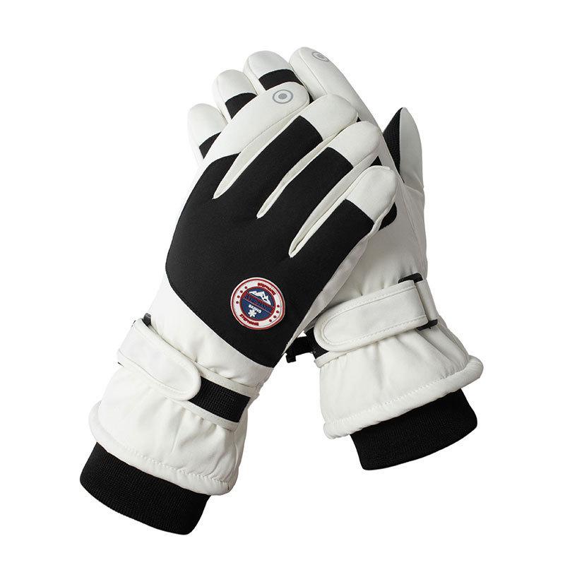 Winter Skiing Men's and Women's Gloves Outdoor Warmth, Windproof and Cold-proof Cycling Non-slip Touch Screen