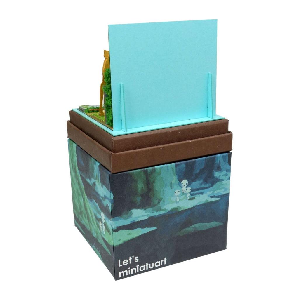 Sankei Studio Ghibli Мини Принцесса Мононоке Ашитака и Якул Бумажная модель MP07-139