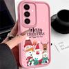 Чехол 'С Рождеством' для Samsung Galaxy A15 A14 A34 A35 A55 A16 A54 A52 A53 5G S25 S24 S22 S23 S21 Ultra Plus S24 FE Чехол для телефона
