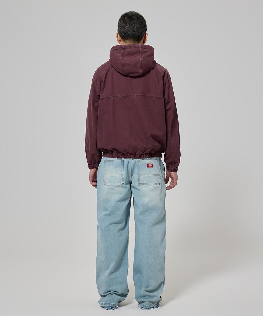 Dickies Хлопковая парусиновая пляжная куртка бордовая