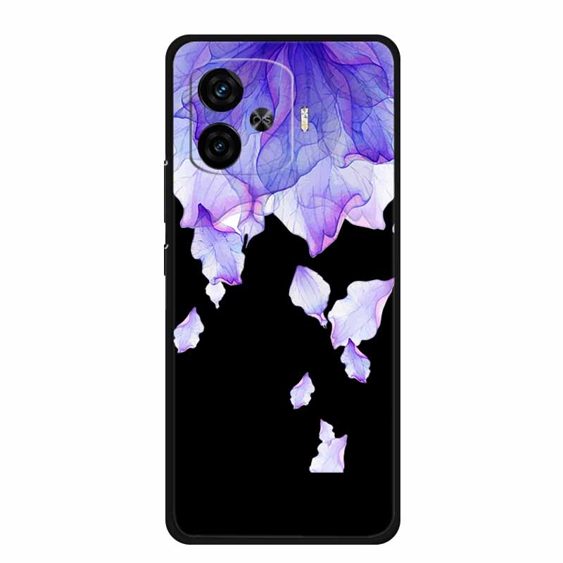 Черный силиконовый чехол для Vivo iQOO Z9 Turbo Plus Чехол Z 9 Turbo Coque Мягкая задняя крышка для телефона Vivo iQOO Z9 Turbo Мультяшный