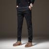 2024 Новые Весна/Осень/Зима Полуэластичные повседневные брюки Tencel для мужчин, универсальные деловые узкие прямые брюки