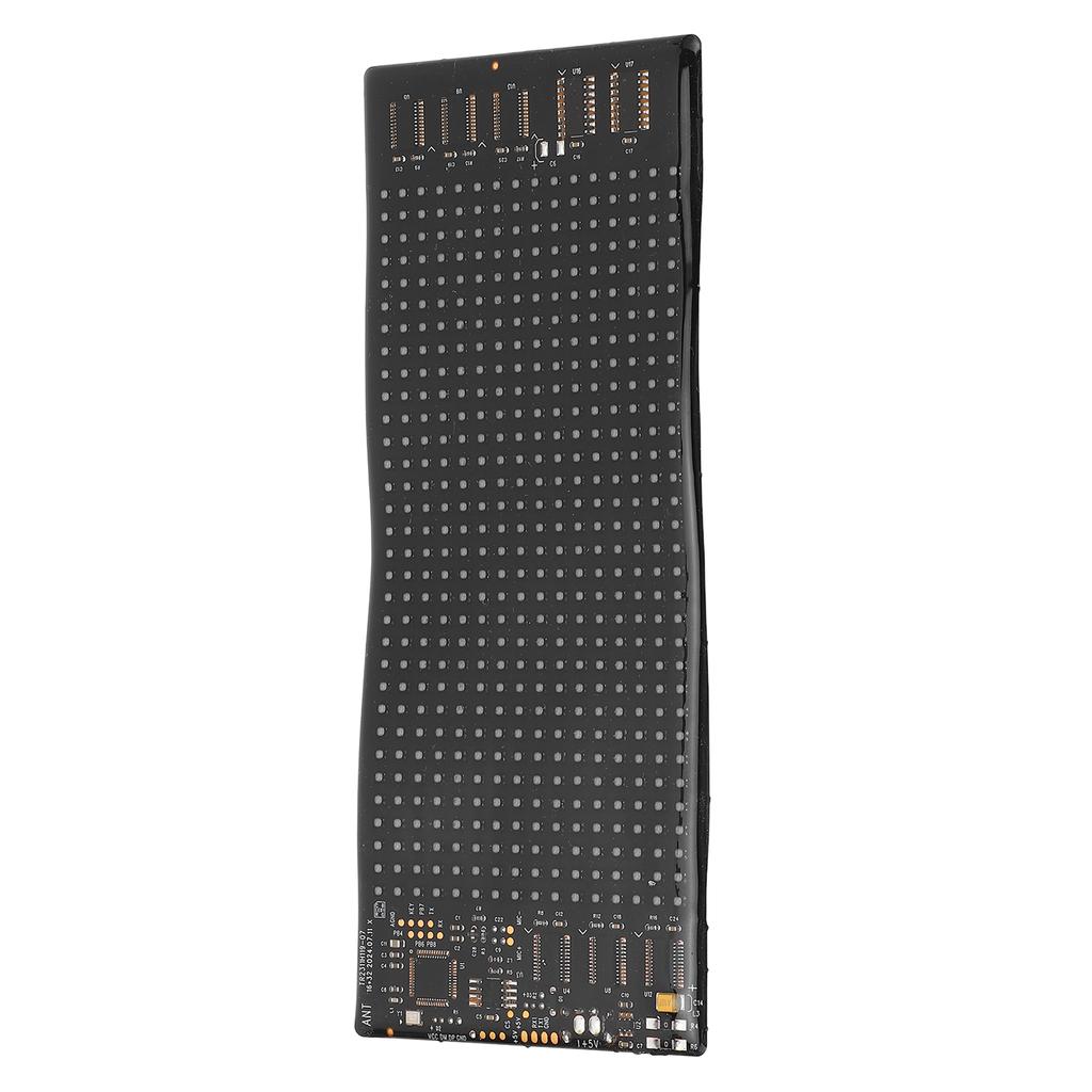 Гибкая светодиодная панель USB 5 В 16x32 пикселей программируемый знак IP65 водонепроницаемый 6.8x2.8 дюймов прокручиваемый дисплей