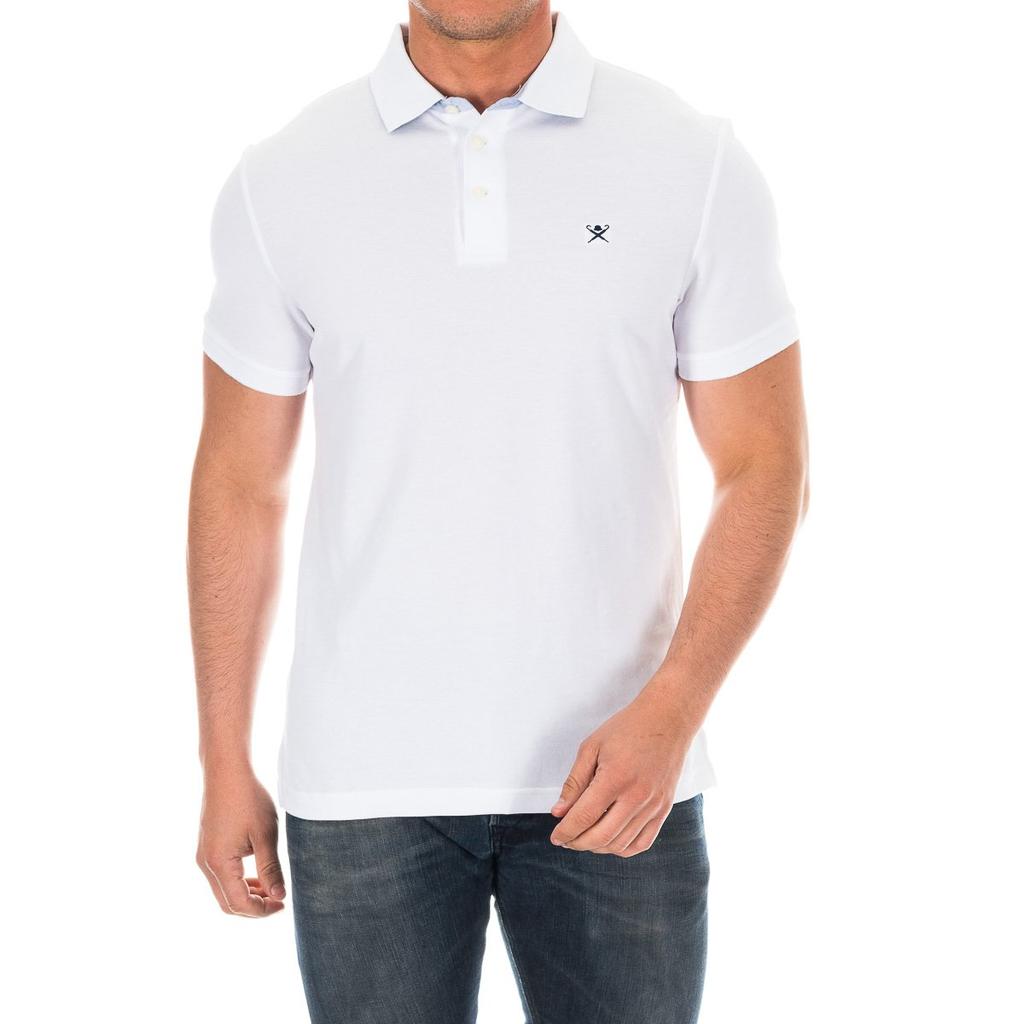 Мужская рубашка поло с короткими рукавами и воротником-лацканами HM561798