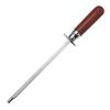 New 10'' Professional Chef Knife Sharpener Rod Wooden Handle Diamond Sharpening Stick Honing Steel
