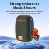 1 шт. портативный Bluetooth динамик беспроводной радио FM сабвуфер динамик музыкальный сабвуфер мини водонепроницаемый маленький Mp3