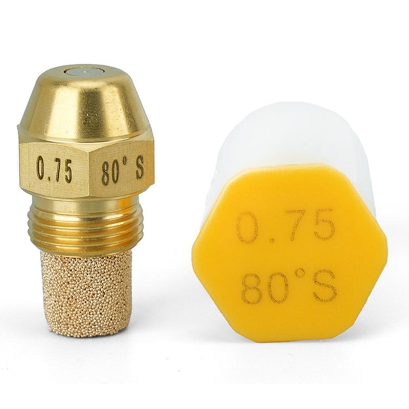 Промышленная металлическая форсунка 80 градусов, усиленная металлическая форсунка для оборудования для сжигания топлива, варианты 14 GPH