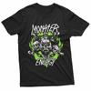 Monster Energy Череп Пламя Готический Футболка Унисекс Футболка