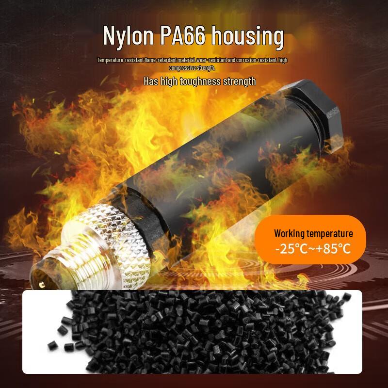 M8 Waterproof Aviation Sensor Cable Connector