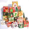 24pcs Christmas Advent Calendar Box Kraft Paper Candy Box 24 Days Countdown To Christmas Gift Boxes Navidad New Year Decorations
