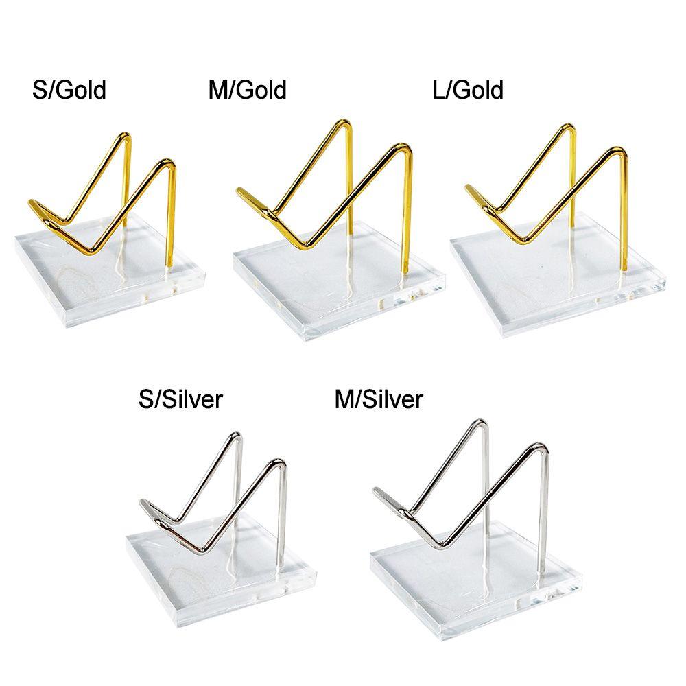 Props Agate Stones Home Decoration Acrylic Display Stand Crystal Ball Base Glass Sphere Holder