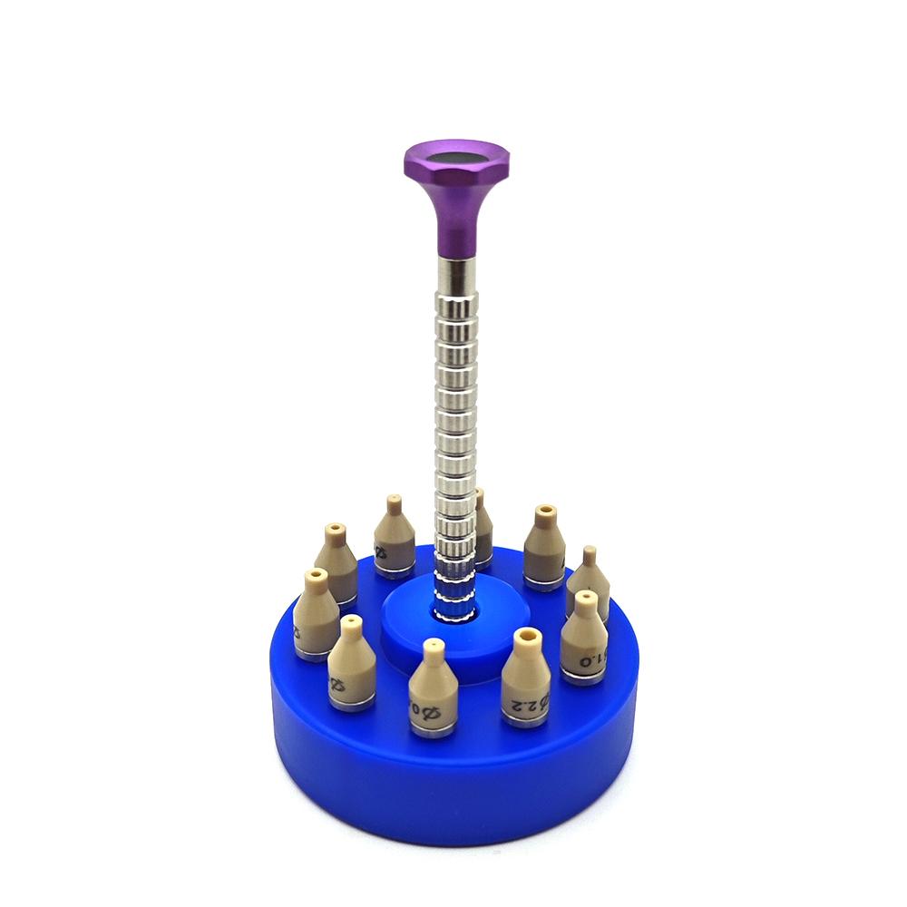 1 Set High Precision Watch Hands Fitting Tool PEEK 10 Sizes Setting Press Presser Setter Watch Repair Install Tools For Watchmaker