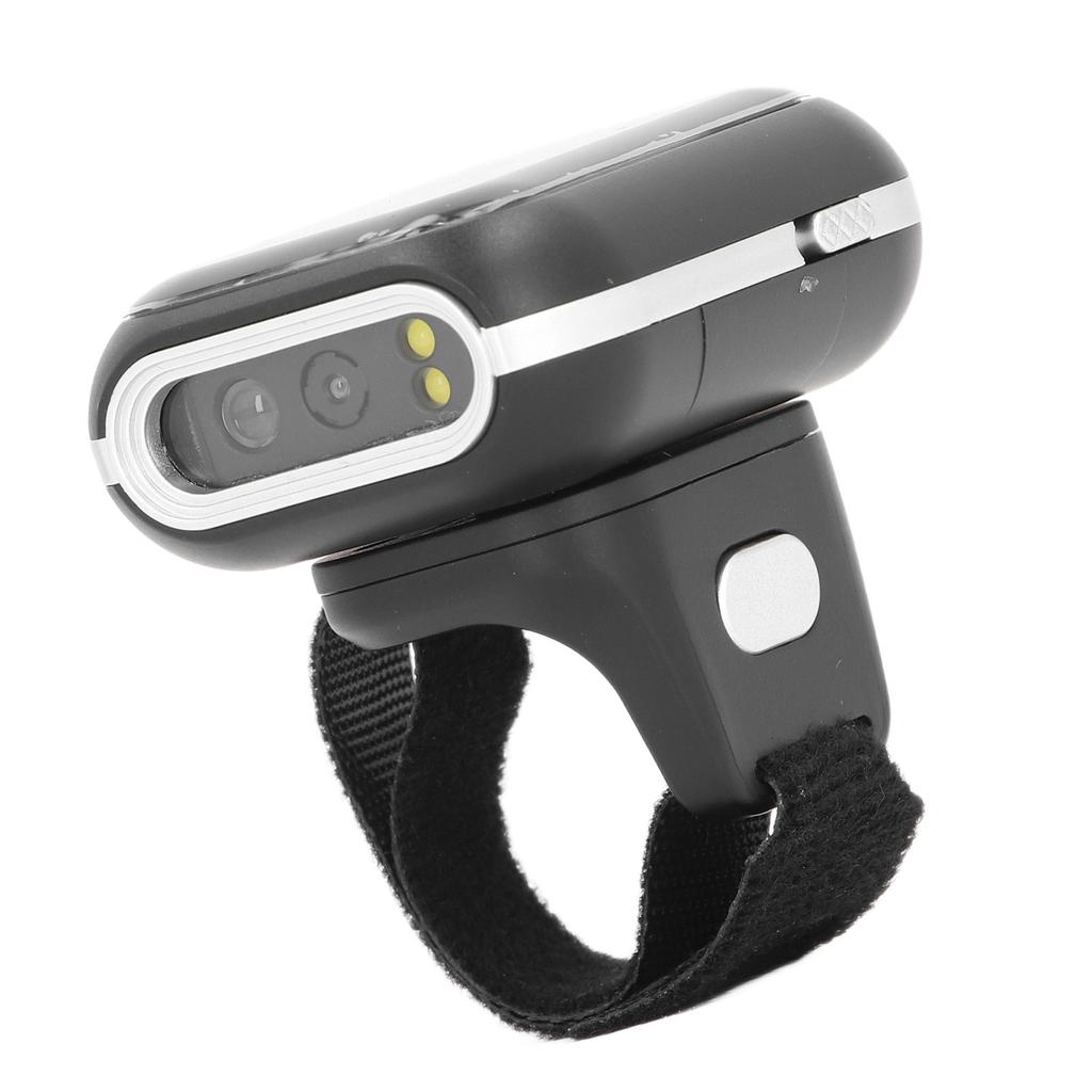 Кольцевой сканер штрих-кода 2.4G Беспроводной Bluetooth 2D Считыватель кодов Носимый Пальцевой инструмент для сканирования штрих-кода