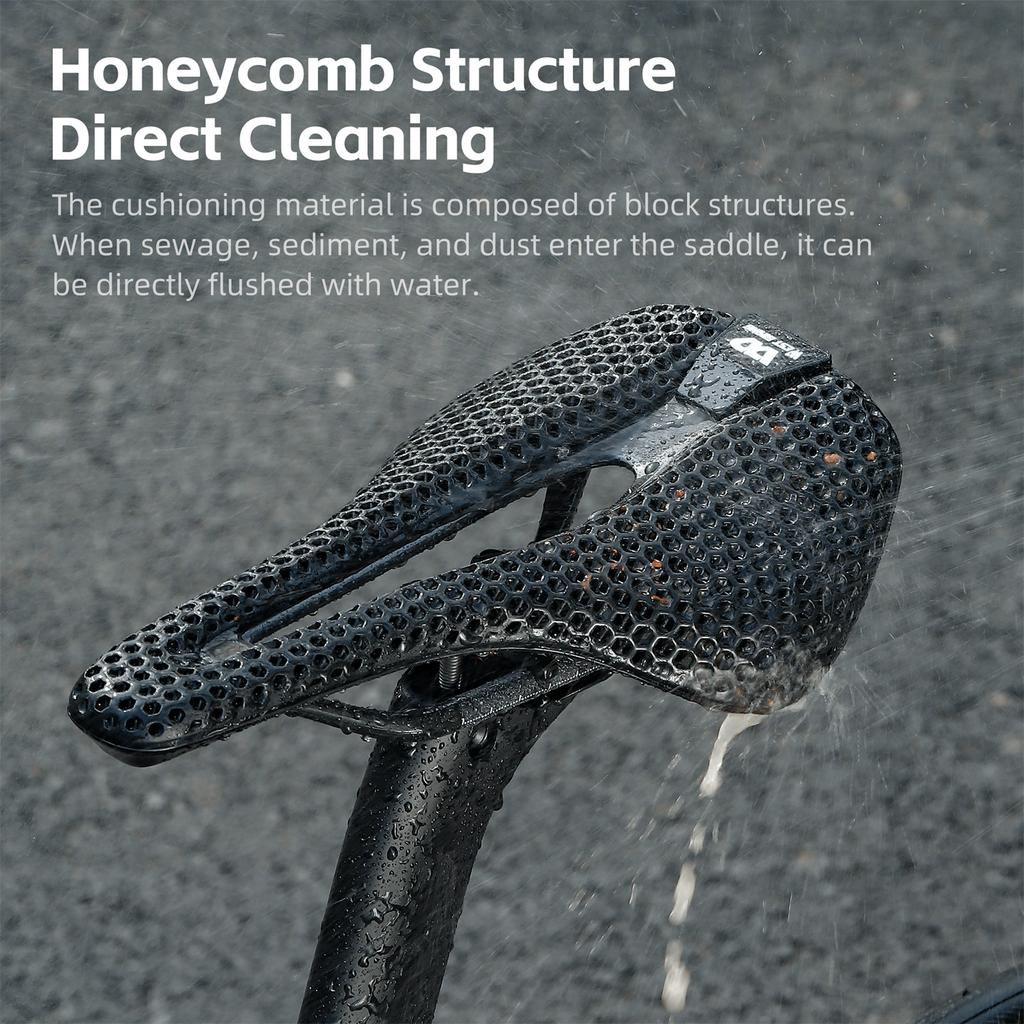 3D-печатное велосипедное седло из углеродного волокна, легкое, комфортное, дышащее, амортизирующее велосипедное сиденье