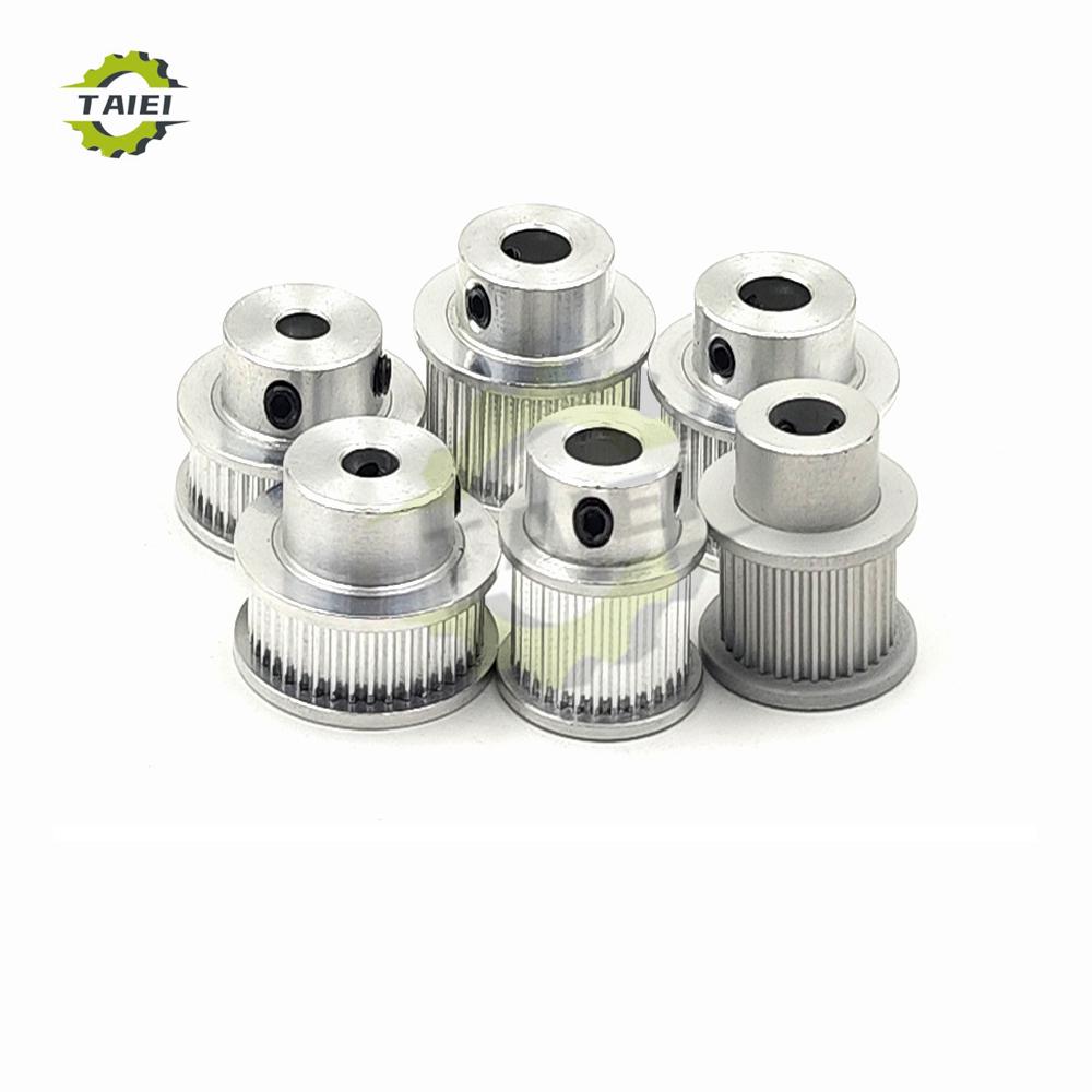 2GT 24-36 Teeth Timing Pulley Bore 4/5/6/6.35/7/8/10/12mm GT2 Synchronous Wheel For Belt Width 6-15mm 3D Printer Part G2M Sheave