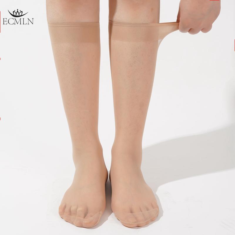 Летние женские носки до щиколотки, противоскользящие носки, невидимые прозрачные бесшовные носки с защитой от зацепов, чулки до щиколотки, женские ультратонкие нейлоновые чулки