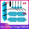 Подходит для робота-пылесоса Cecotec Conga 7090 IA Запасные части Аксессуары Основная щетка-валик Боковая щетка Тряпка для мытья пола