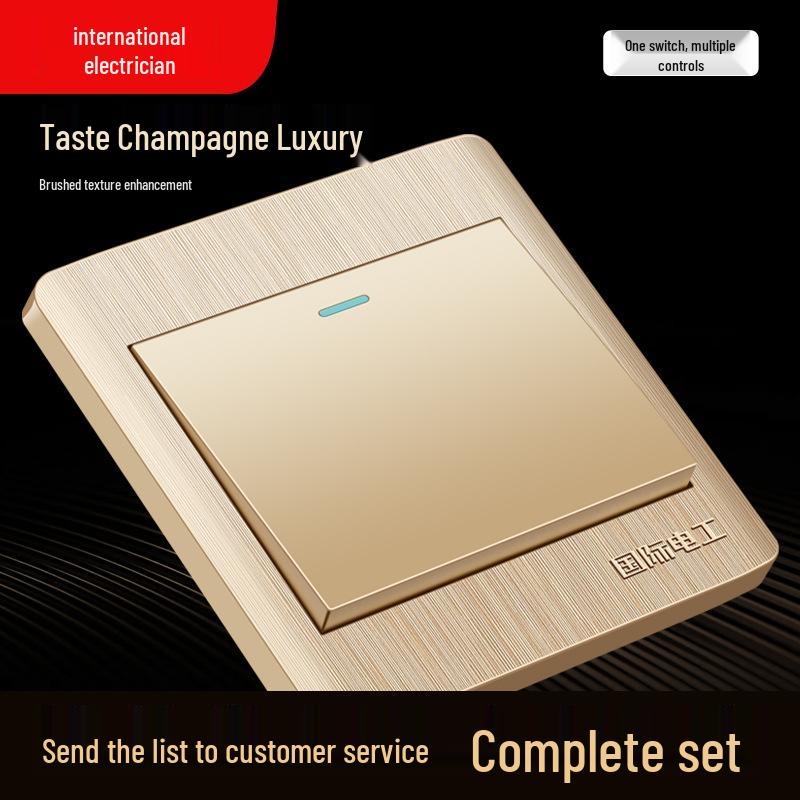 Встраиваемая настенная панель выключателя и розетки типа 86 с USB и многоконтактными силовыми розетками