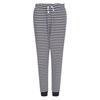 SF Men Unisex Adult Contrast Striped Cuffed Jogging Bottoms