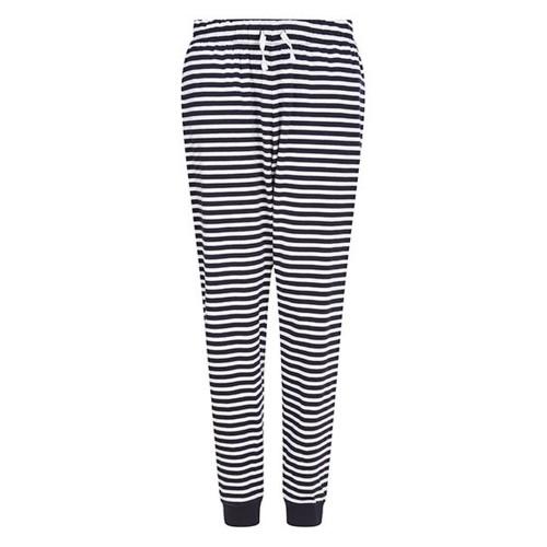 SF Men Unisex Adult Contrast Striped Cuffed Jogging Bottoms