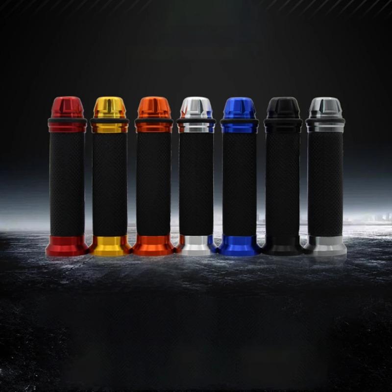 1 пара противоскользящих мотоциклетных ручек, резиновые велосипедные ручки для горного велосипеда, удобная замена руля