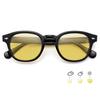 FEISEDY Поляризованные солнцезащитные очки с цветными линзами UV400 и круглые ночные солнцезащитные очки для защиты B1152, (Фотохромные линзы, меняющие цвет), Очки,