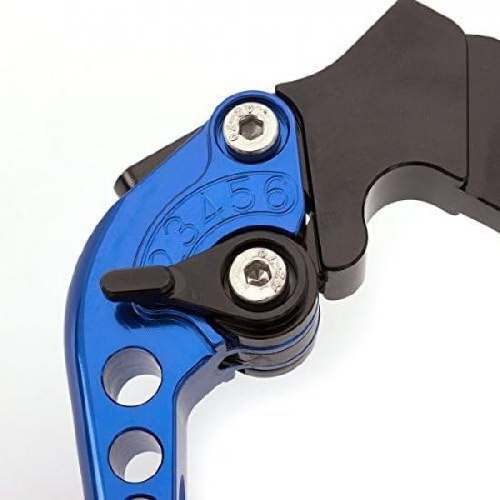 FXCNC Racing Long Adjustable Brake Clutch Levers Set Pair for fit Yamaha XT660 XT660R XT660X 2004-2013,Warrior YFM350 2002-2004,Raptor YFM660