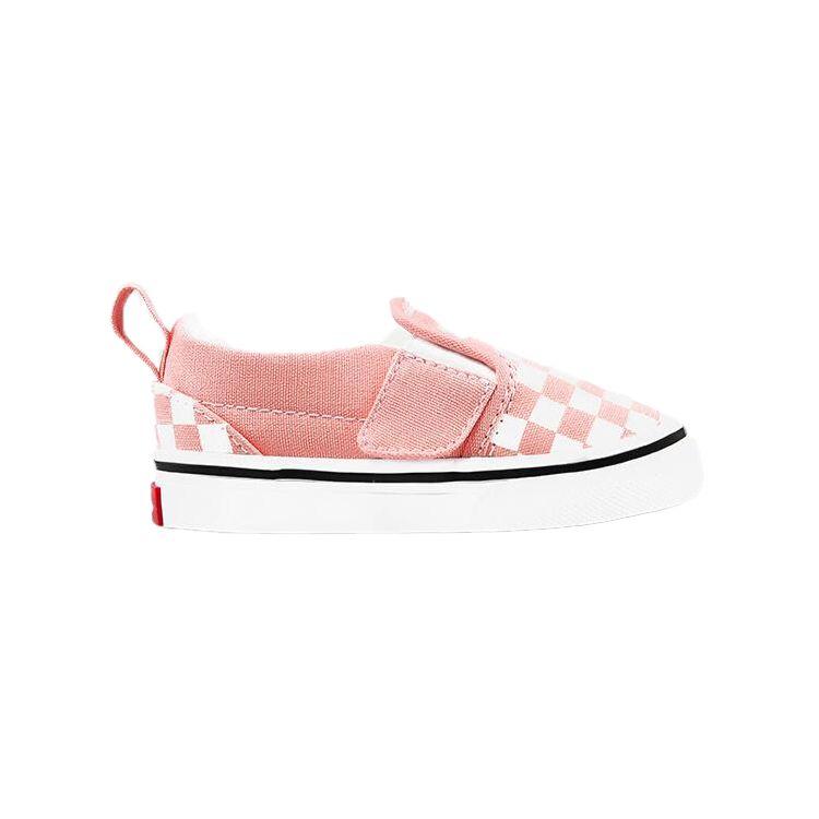 Vans Классические слипоны V TD Шахматная клетка - Черно-белые детские кроссовки VN0A34885GX