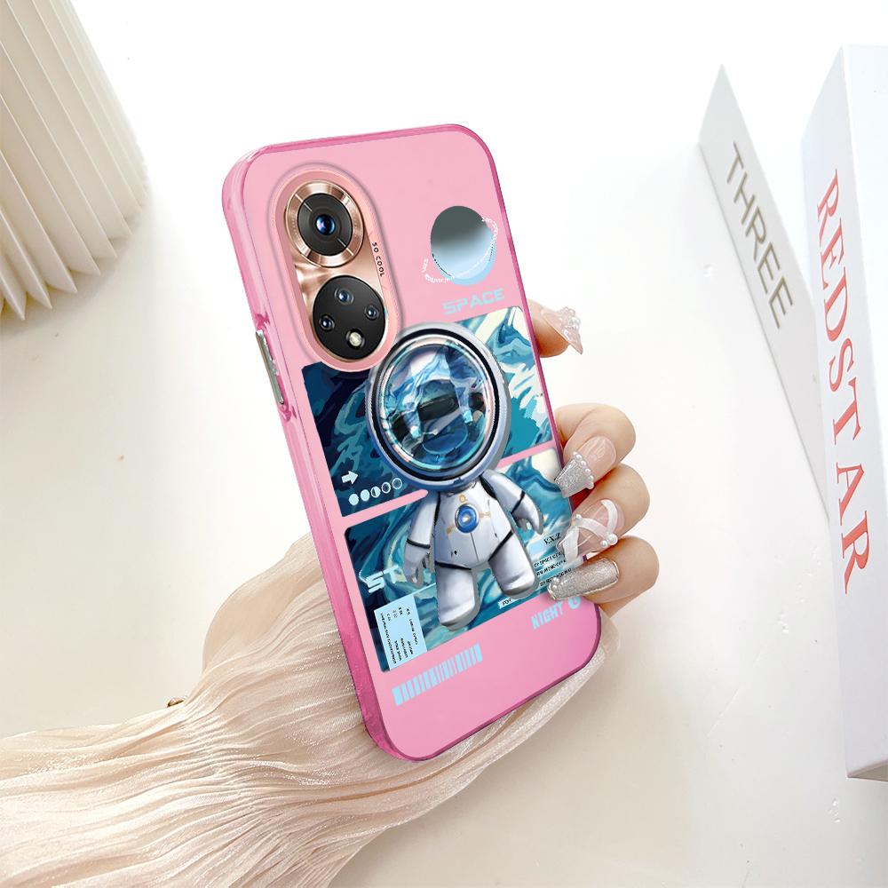 Раскрашенный узор, разноцветный, серебристый, двусторонний твердый корпус, противоударный противоударный чехол для телефона для Huawei Honor Infinix Tecno iPhone