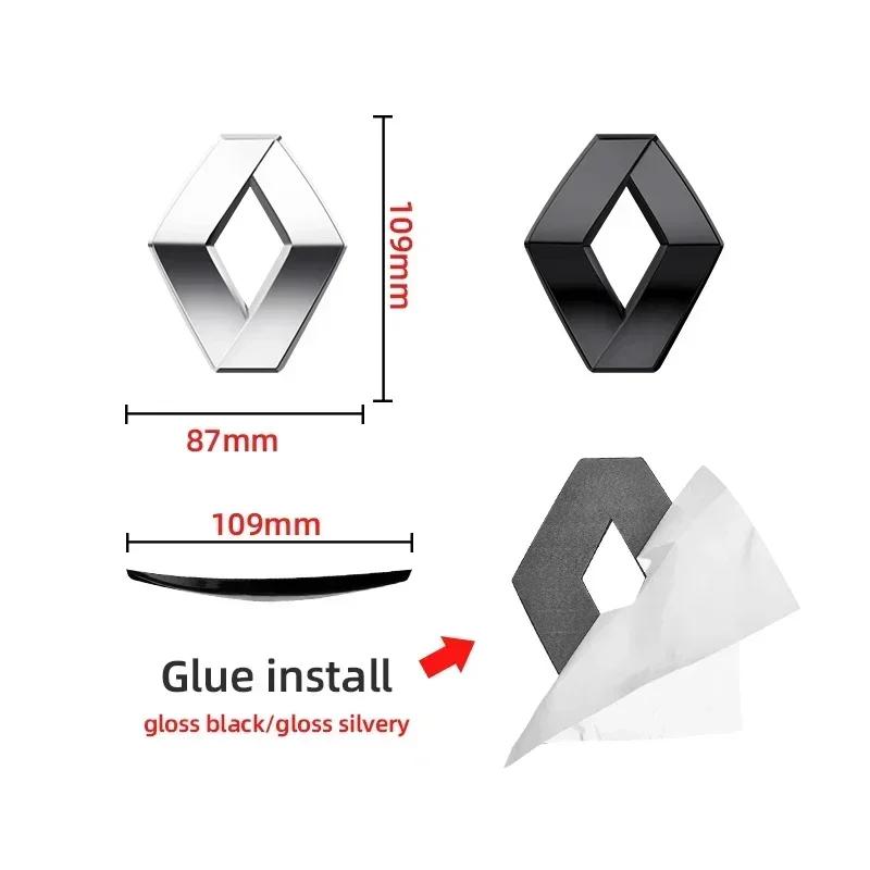 2026 Hot For Renault Hub Caps For Renault Megane 2 3 Clio Duster Captur Logan Koleos Auto Accessories Car Front Hood Emblem Stic
