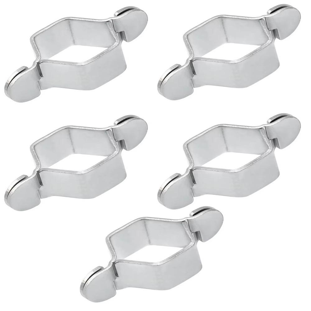 1/5Pcs Durable Stainless Steel Hexagon Nut Wrench Detachable Reusable Hex Wrench 4-point Pipe Hose Wrench Pipe Water Heater