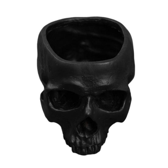 Юшенг Череп Цветочный горшок Подвесной Череп человека Кашпо Хэллоуин Конфетница Готический Плантатор для суккулентов Декор для дома и улицы